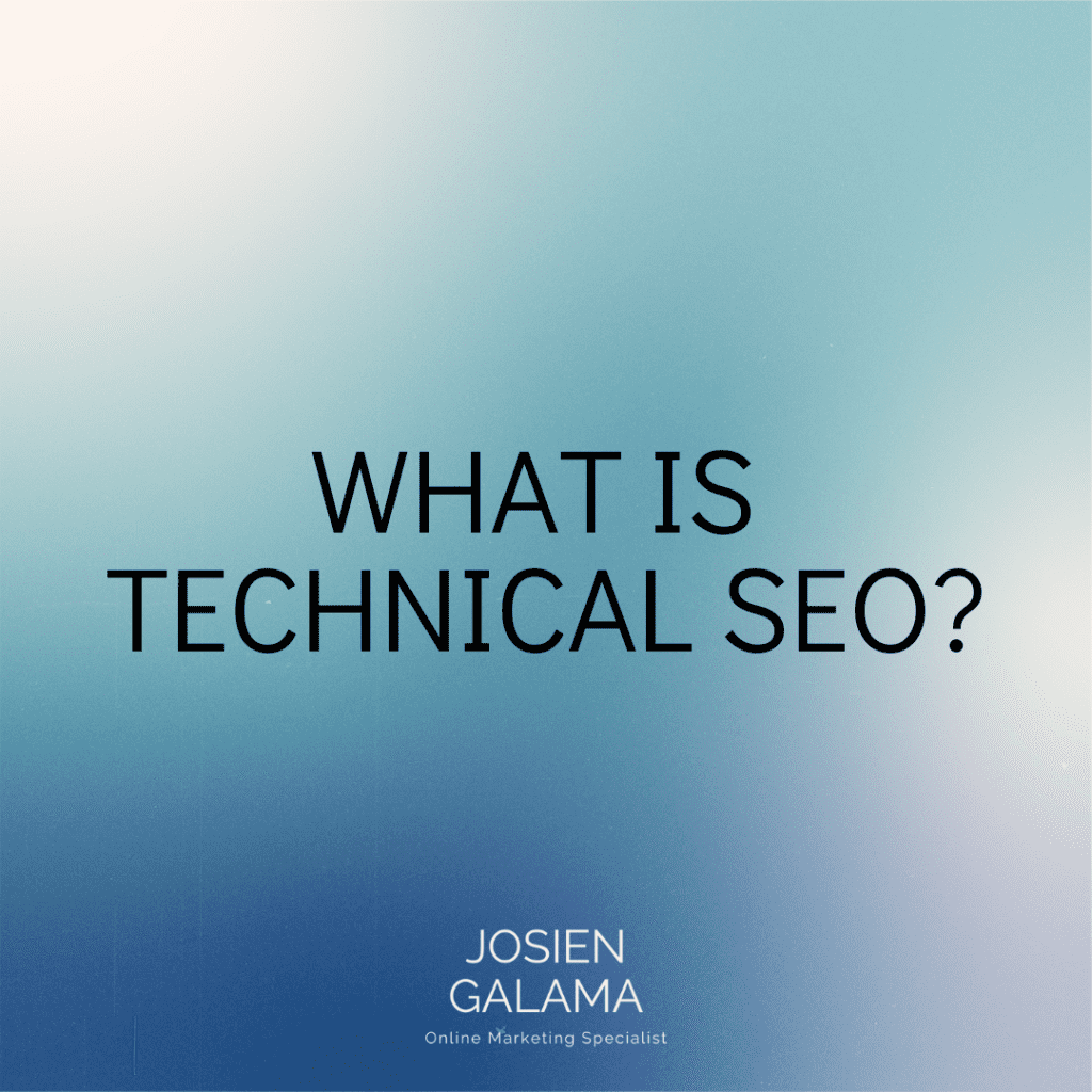 what is technical seo